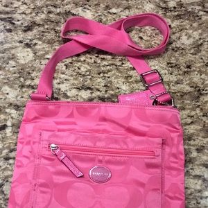 Coach cross body purse